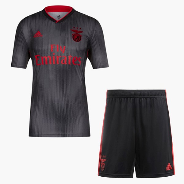Camiseta Benfica 2ª Niño 2019-2020 Negro Gris